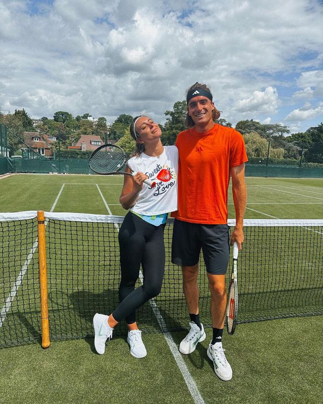 Paula Badosa y Stefanos Tsitsipas