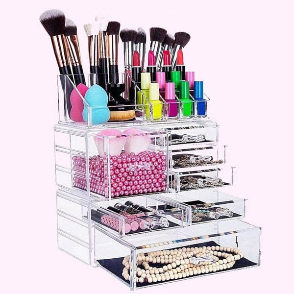 5organizador maquillaje pisos productos