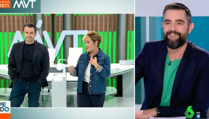 Dani Mateo conecta con Iñaki López y Cristina Pardo 