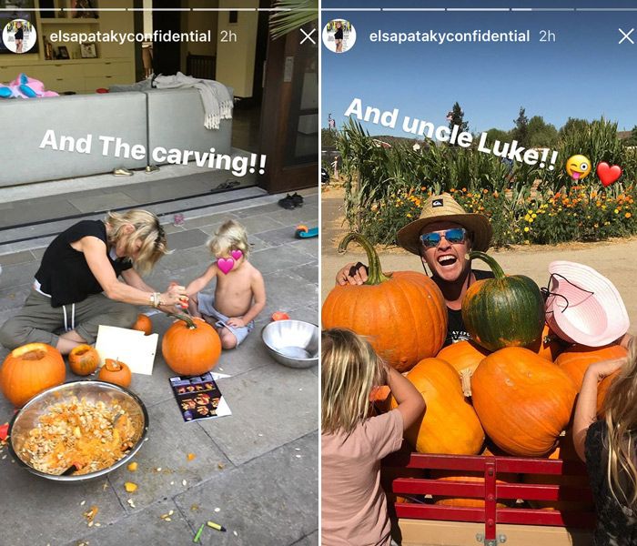 Así preparan Elsa Pataky y sus hijos su fiesta de Halloween