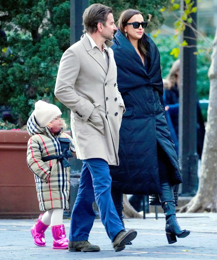 Bradley Cooper e Irina Shayk con su hija