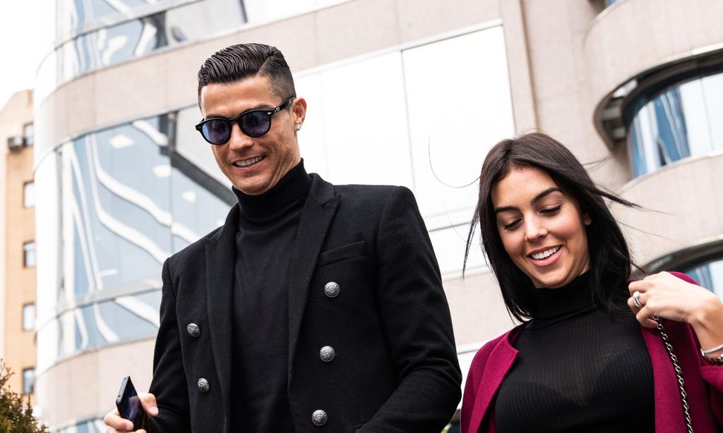 portuguese soccer player cristiano ronaldo leaves from the