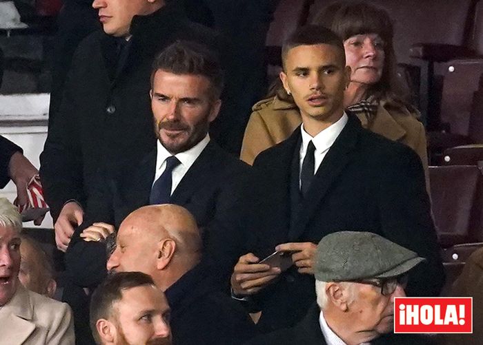 romeo beckham y su padre david