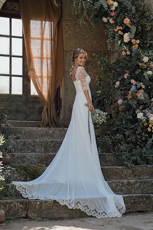 vestido novia lorena merino atelier