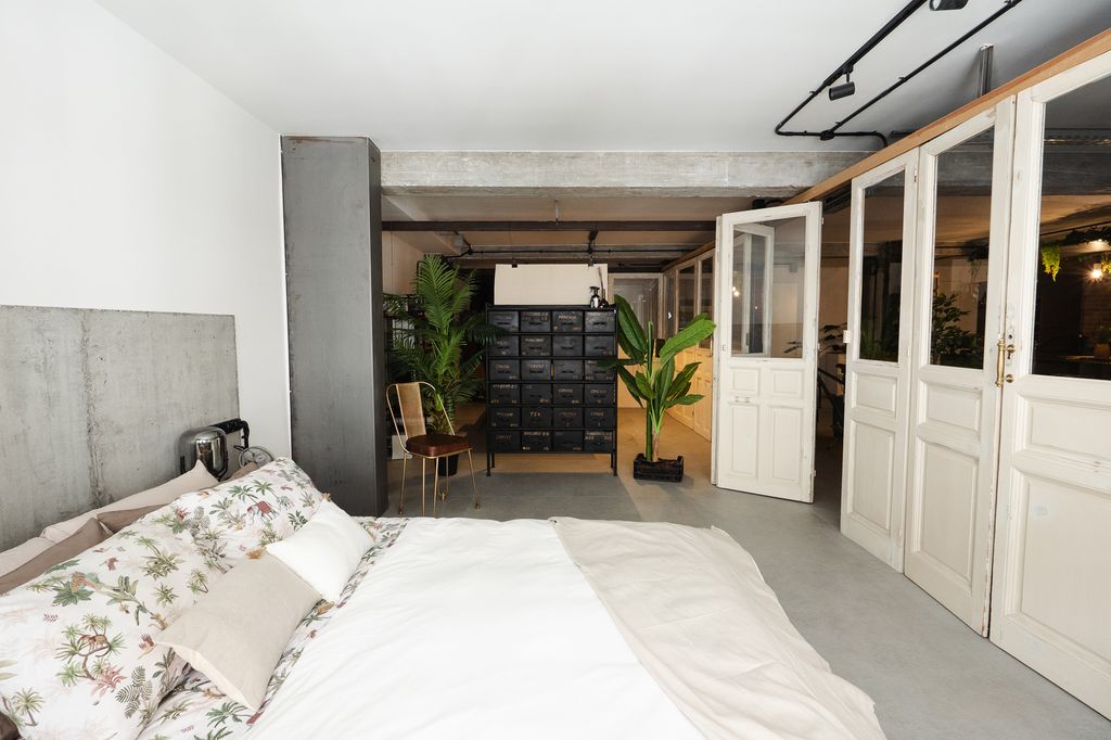 'Loft', en concreto el dormitorio