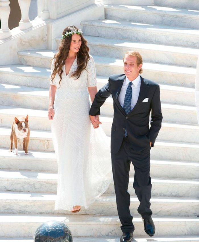 Tatiana Santo Domingo en su boda civil