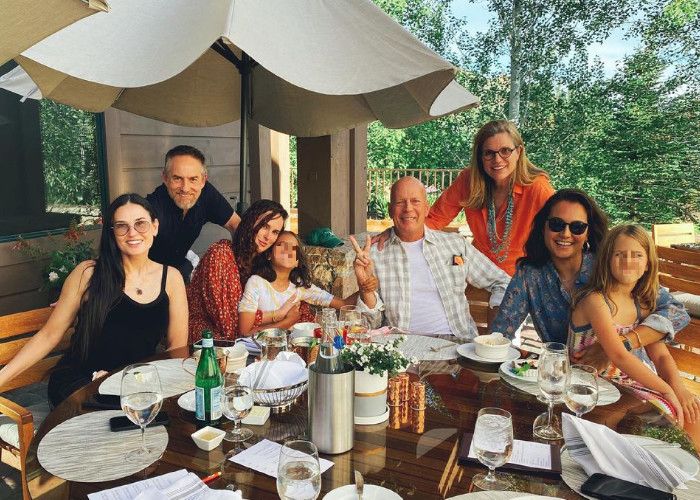 Bruce Willis con su familia