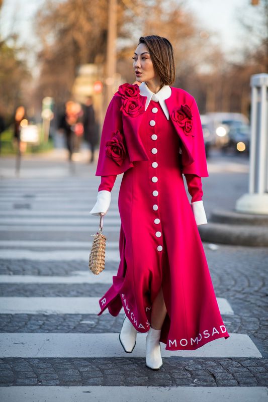 capa rosa street style