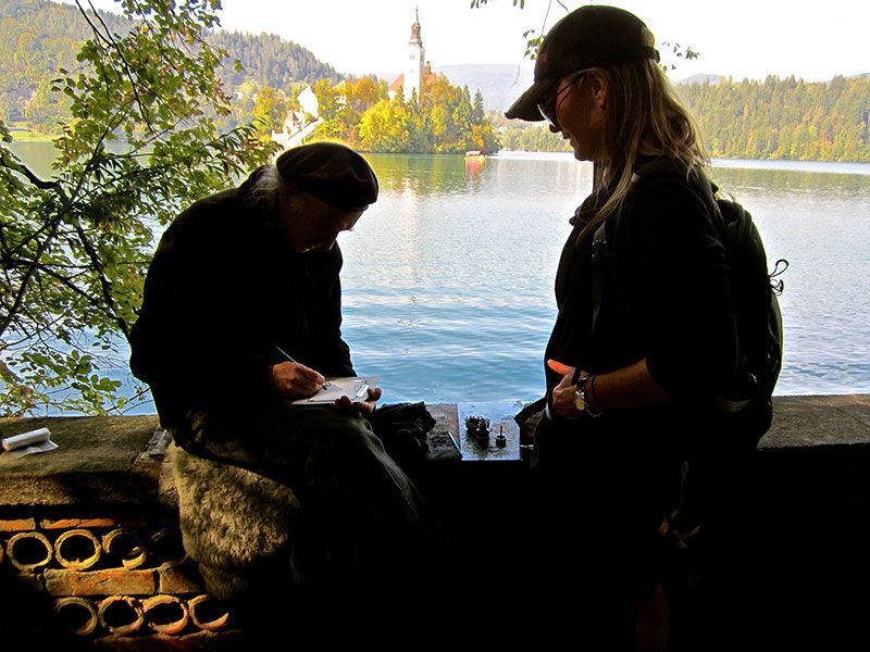 Eslovenia-bled-pintor