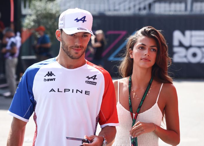 Kika Cerqueira y su novio Pierre Gasly