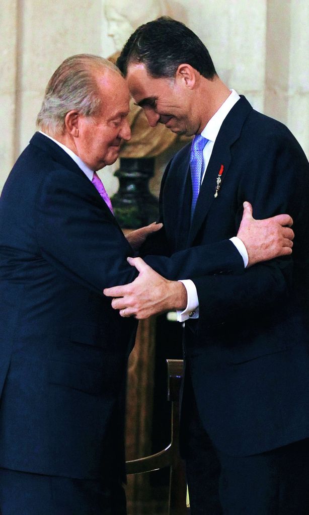 El Rey Juan Carlos y Felipe IV