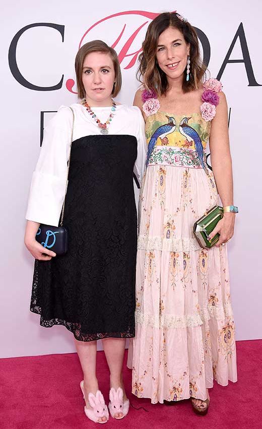 parejas_premios_moda_cfda_Lena_Dunham_Irene_Neuwirth_1