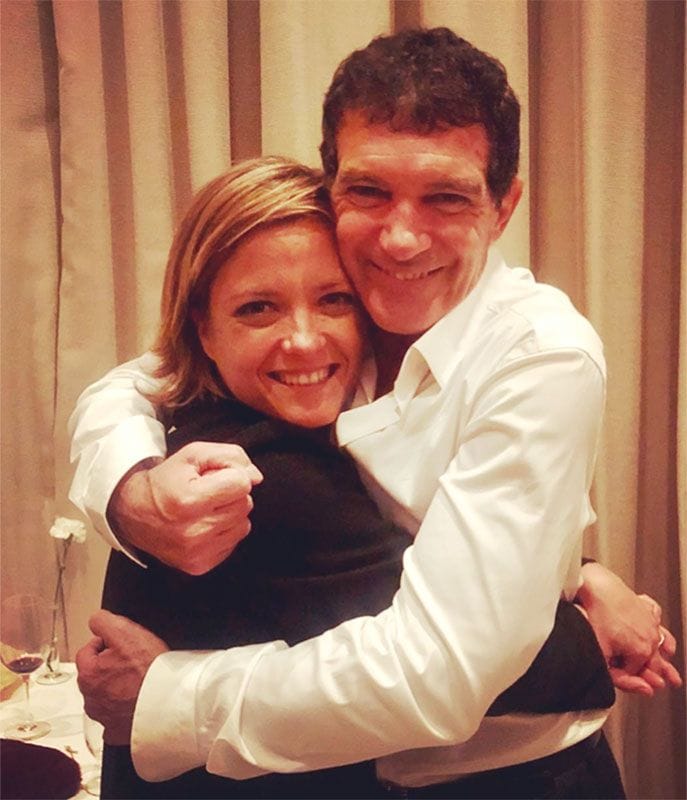 María Casado y Antonio Banderas