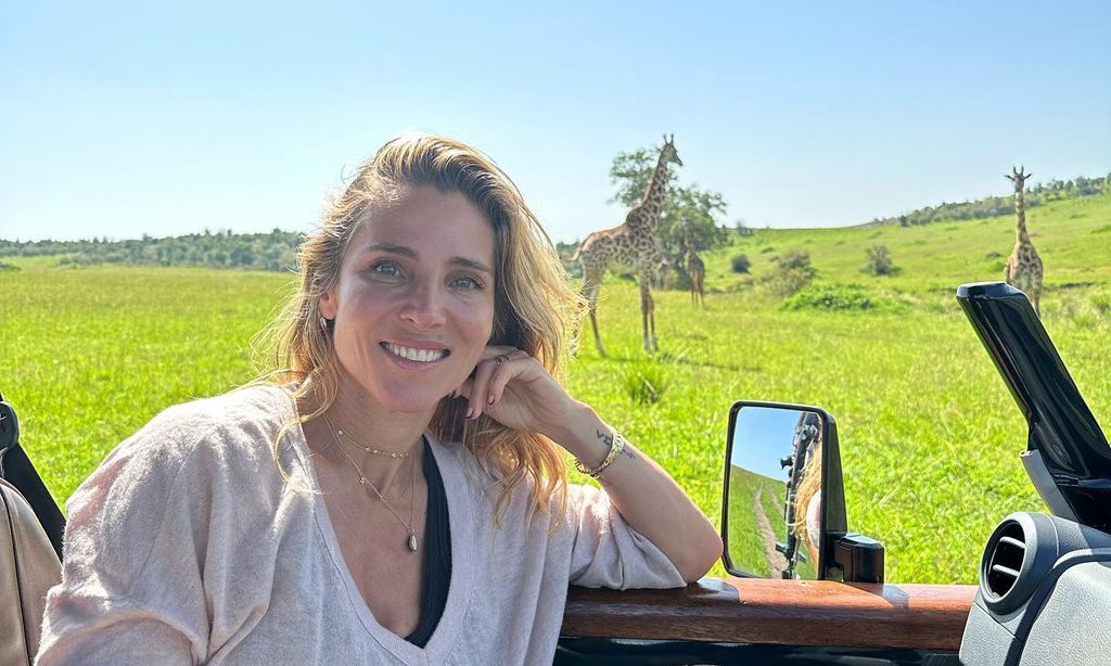 elsa pataky chris hemsworth y su familia de safari en kenia