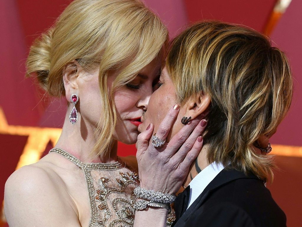 Nicole Kidman y su marido Keith Urban. Premios Oscar 2017