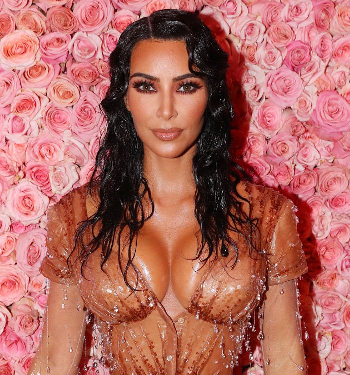 kim kardashian wet