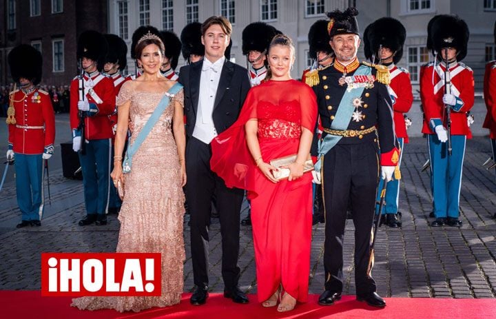 Isabella de Dinamarca en su debut de gala con dos looks