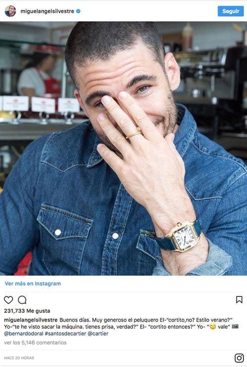 Instagram Miguel Ángel Silvestre