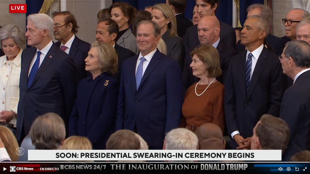 Expresidentes de los Estados Unidos en la Rotonda del Capitolio