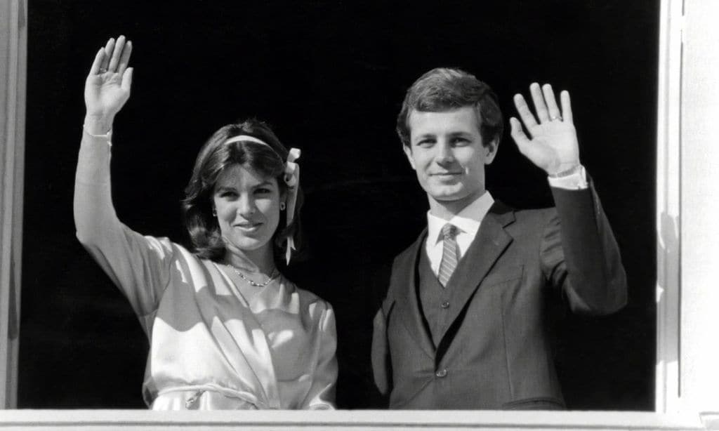 Carolina de Mónaco y Stefano Casiraghi