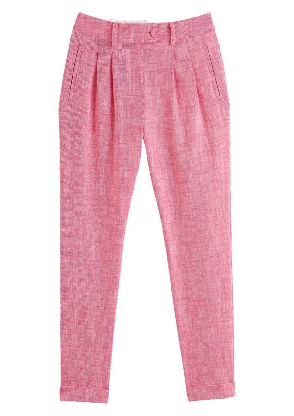 pantalones rosas laredoute
