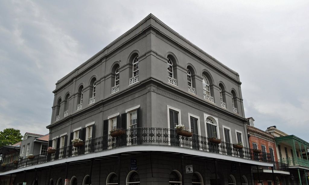 La fachada de la mansión LaLaurie