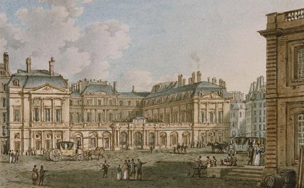 El Palais Royal de París, donde se instalaron los Duques cuando trasladaron a Francia en 1814
