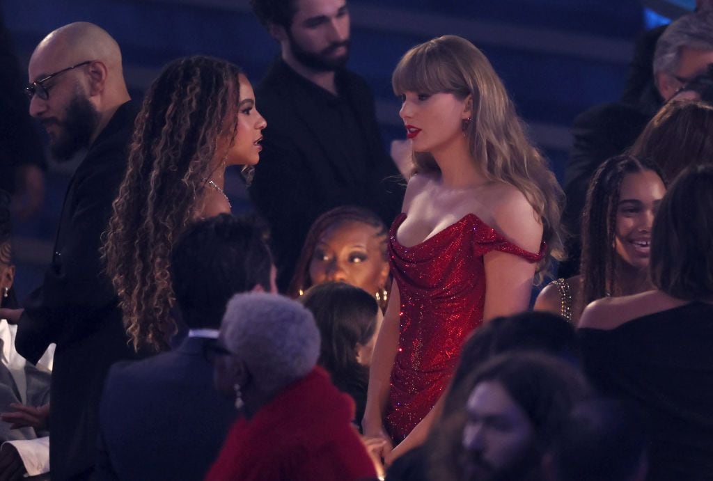 Taylor Swift y Blue Ivy Carter protagonizan un momento emocional en el Grammy 2025