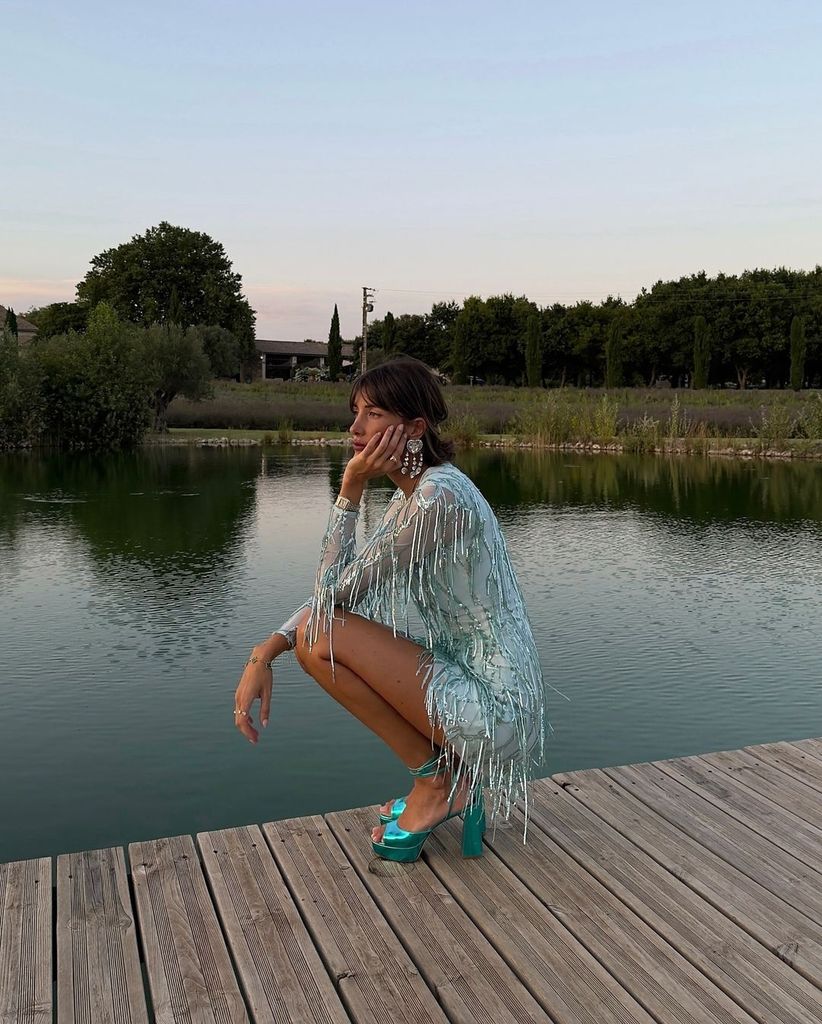 La influencer Julie Sergent Ferreri con vestido de Rotate