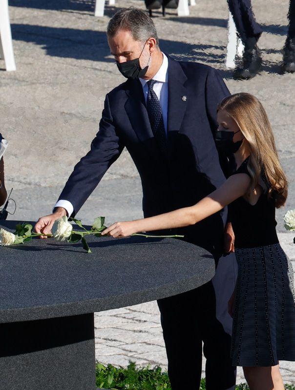 Princesa Leonor y Rey Felipe