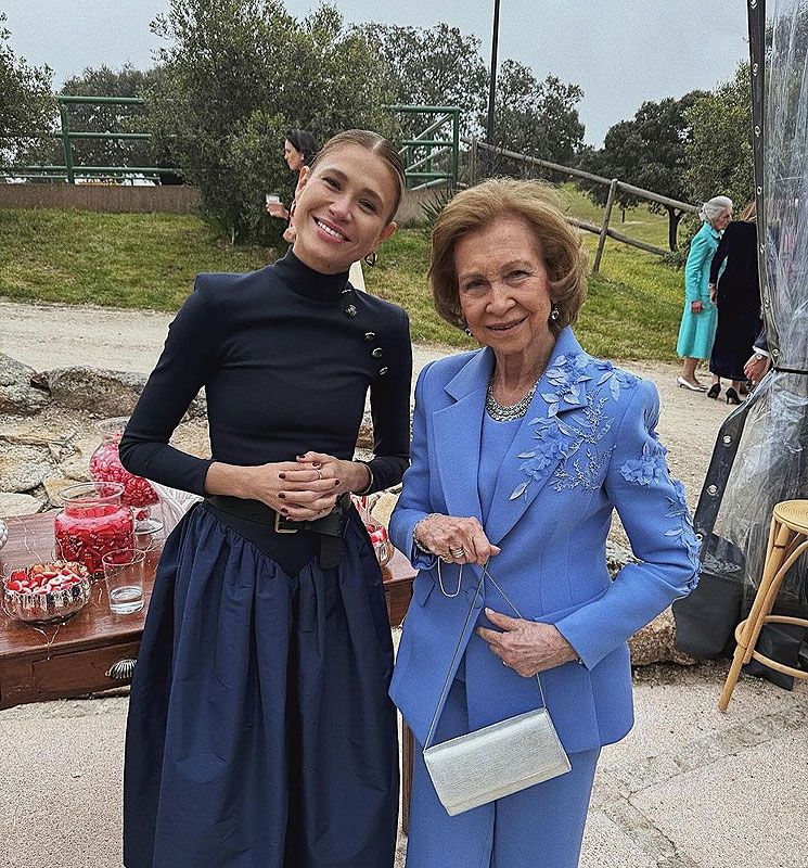 Carla Pereyra y doña Sofía 