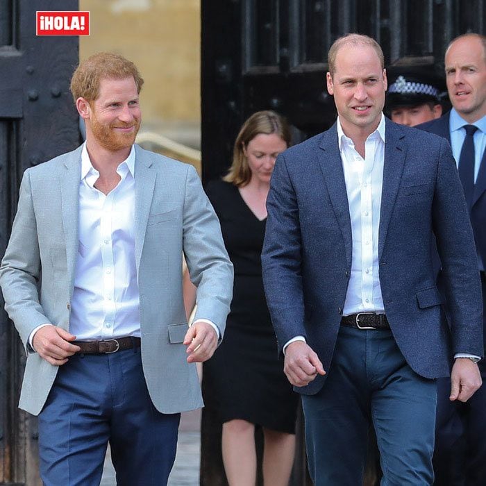 Los duques de Cambridge y Sussex