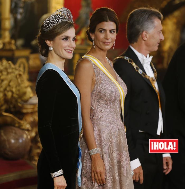 Juliana Awada y la reina Letizia