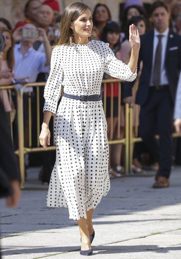 reina letizia vestido massimo dutti