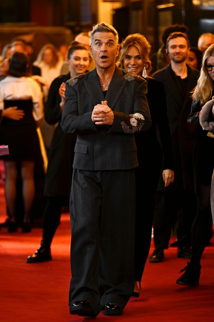 Robbie Williams presenta su película autobiográfica 'Better Man' en el cine Odeon Luxe en Leicester Square, Londres