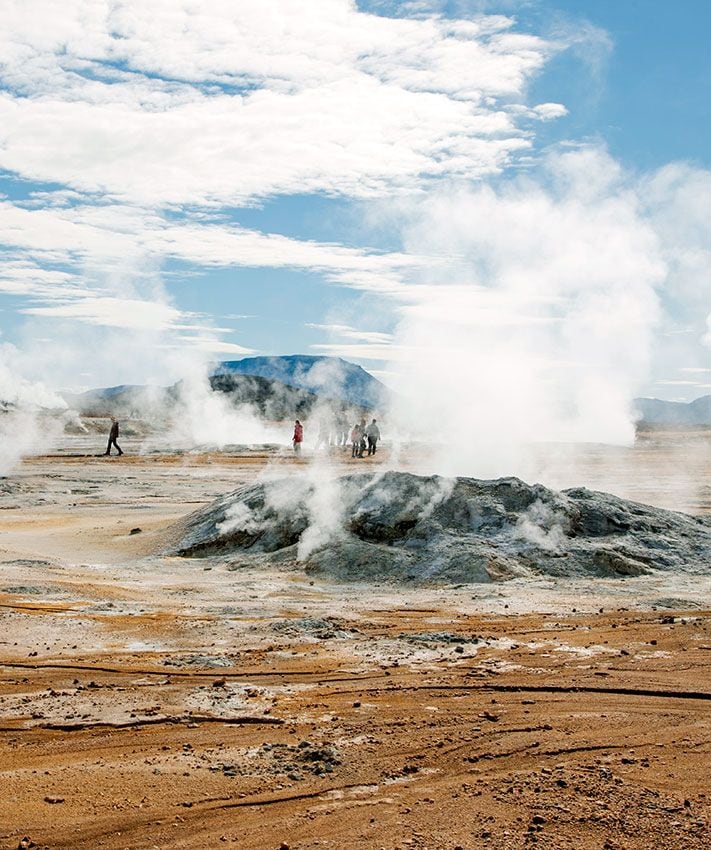 geiser Hverir islandia