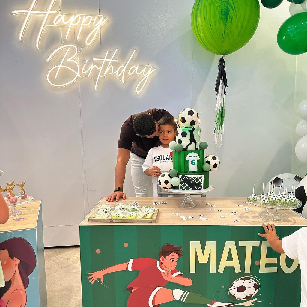 Cristiano Ronaldo y su hijo Mateo