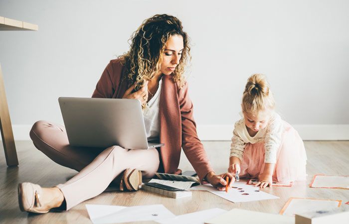 teletrabajo con niños