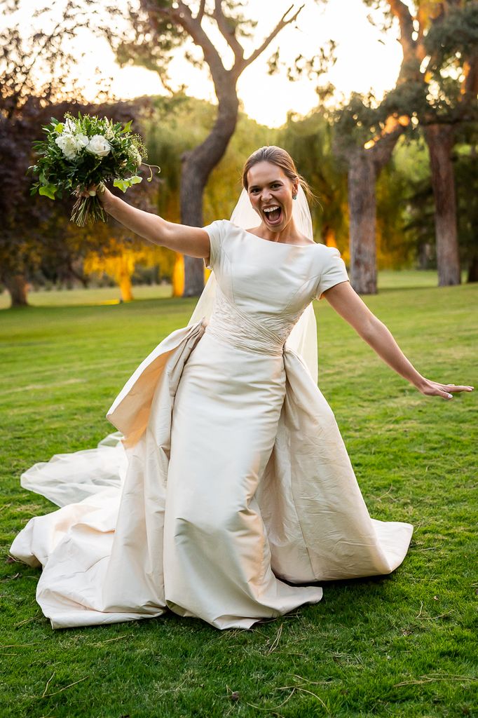 El vestido de novia reciclado de Patricia