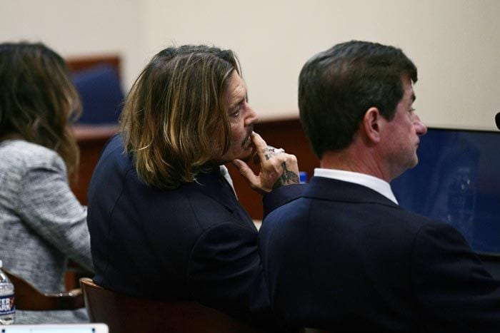 Johnny Depp en el juicio contra Amber Heard