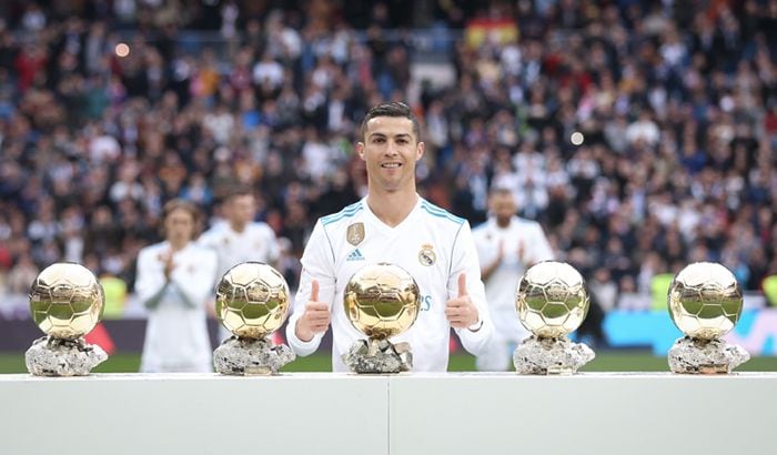 Cristiano Ronaldo y sus Balones de Oro