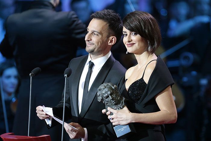 alejandro amenabar y penelope cruz en los premios goya 2017