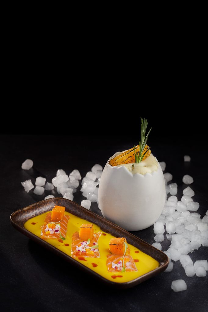 Tiradito con ají y cóctel Sour de maracyuá, de Jhosef Arias