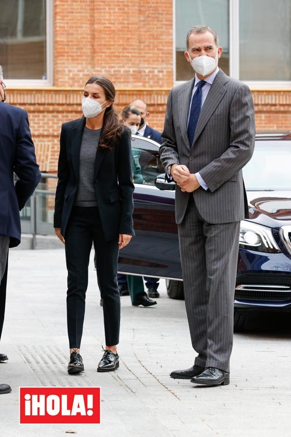 Felipe VI con su esposa, doña Letizia