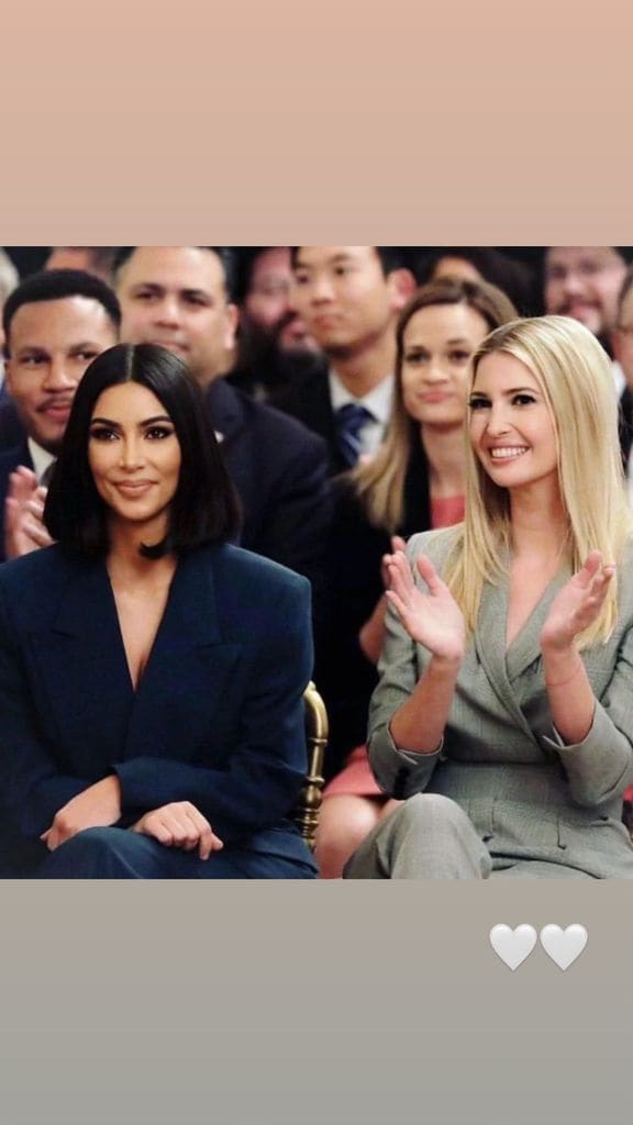 Kim Kardashian e Ivanka Trump