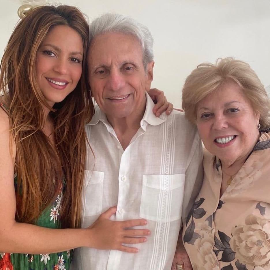 Shakira y su papá