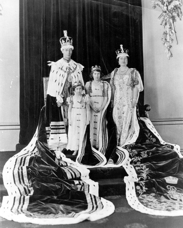 Coronación de Jorge VI y la Reina Madre