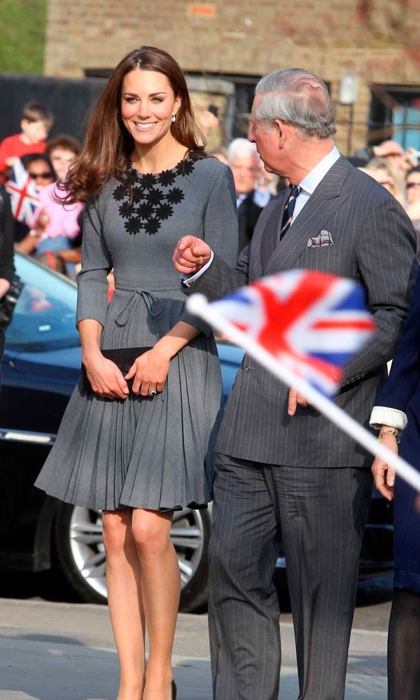 Kate Middleton y el rey Carlos III