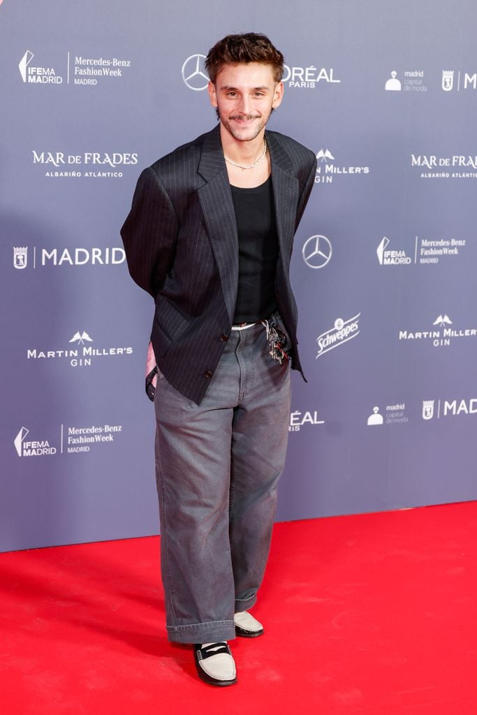 El actor Guillermo Campra en la fiesta ¡HOLA! con la que se inaugura la MBMFW