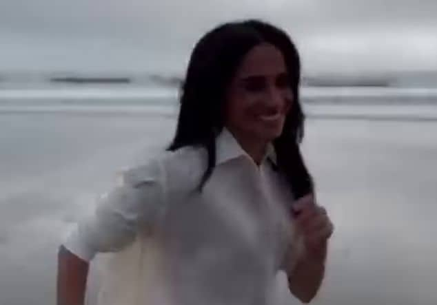 Meghan Markle regresa a las redes sociales y comparte un video filmado por el Príncipe Harry en la playa de Montecito